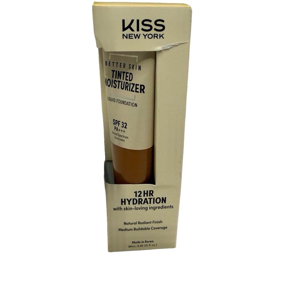 Kiss New York Tinted Moisturizer - Caramel Tone SPF 32